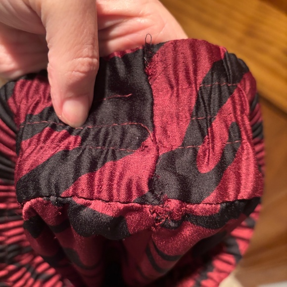 Red and Black Zebra Print Skirt - Picture 6 of 6